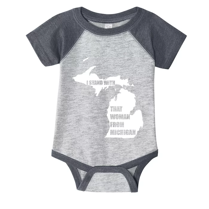 I Stand With That Woman From Michigan Infant Baby Jersey Bodysuit