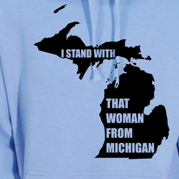 I Stand With That Woman From Michigan Unisex Surf Hoodie