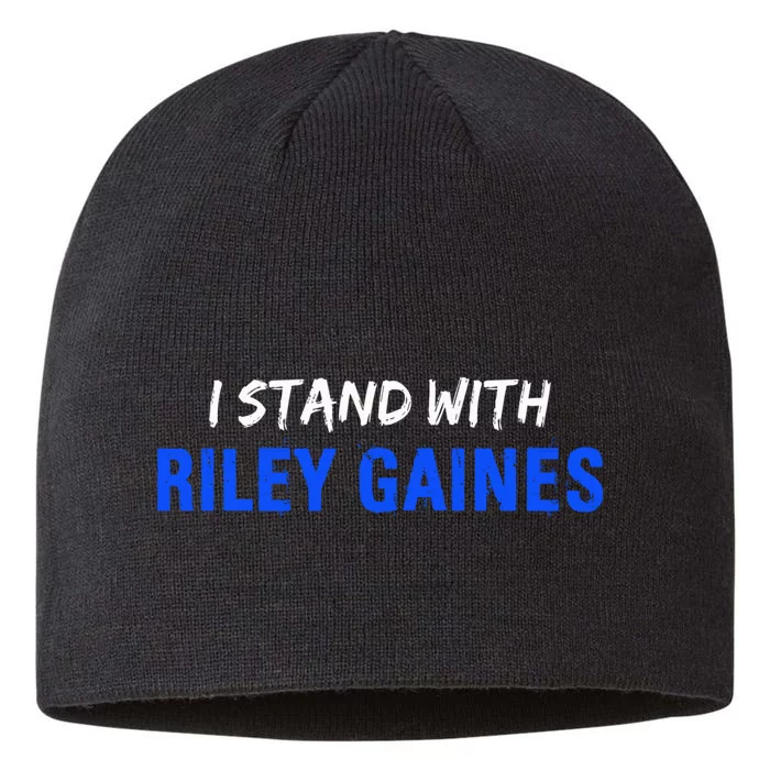 I Stand With Riley Gaines Long Sleeve 8 1/2in Sustainable Knit Beanie