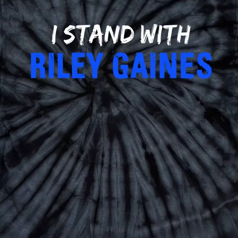 I Stand With Riley Gaines Long Sleeve Tie-Dye T-Shirt