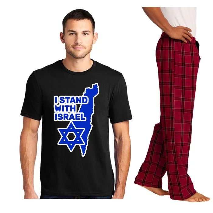 I Stand With Israel Jewish Heritage Israeli Flag Pajama Set