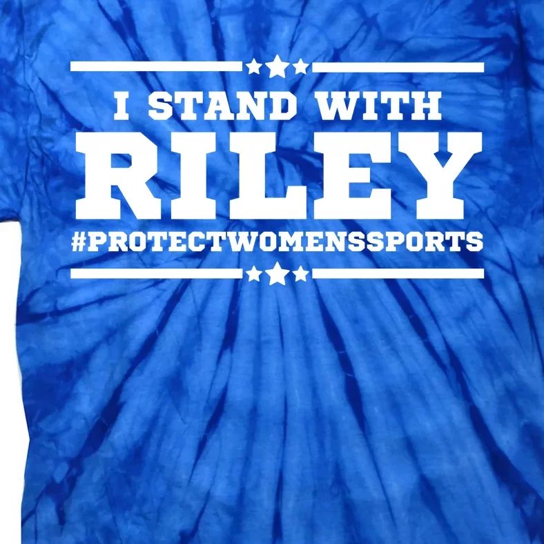 I Stand With Riley Gaines #ProtectWomensSports Tie-Dye T-Shirt