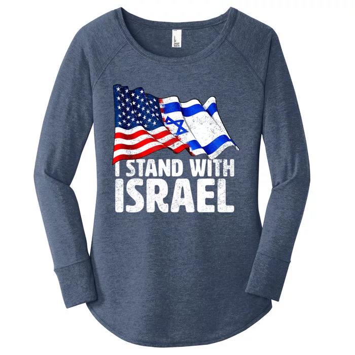 I Stand With Israel Israeli Pray For Israel Women's Perfect Tri Tunic Long Sleeve Shirt