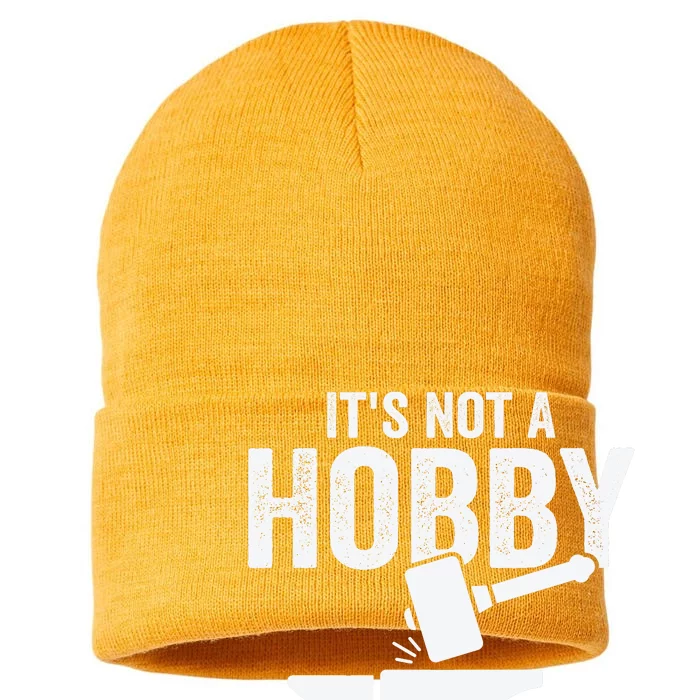 In September We Wear Gold Childhood Cancer Awareness Sustainable Knit Beanie