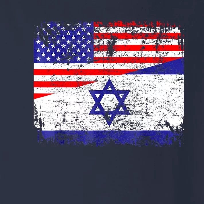 I Stand With Israel Pray For Israel Us Israel Flag Toddler Long Sleeve Shirt