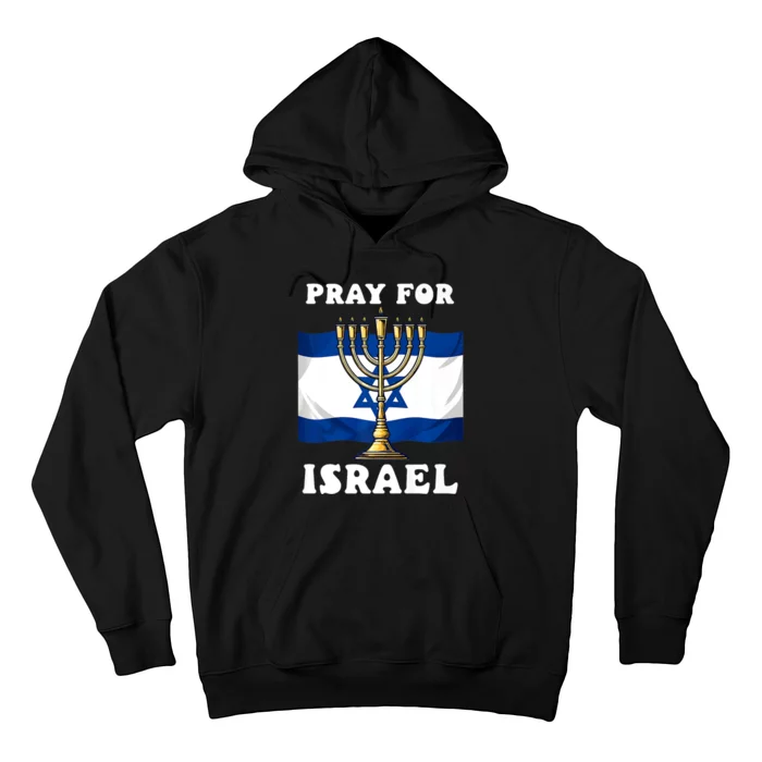 I Stand With Israel Support Israel Strong Israeli Flag Hoodie