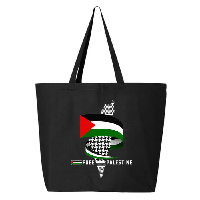 I Stand With Palestine For Their Freedom Free Palestine 25L Jumbo Tote