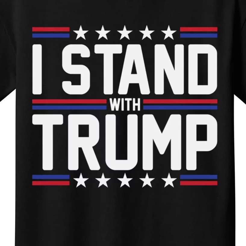 I Stand With Trump Kids T-Shirt