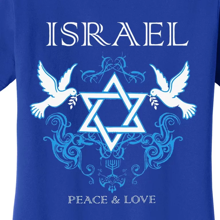 I Stand With Israel Peace Flag Women Women's T-Shirt