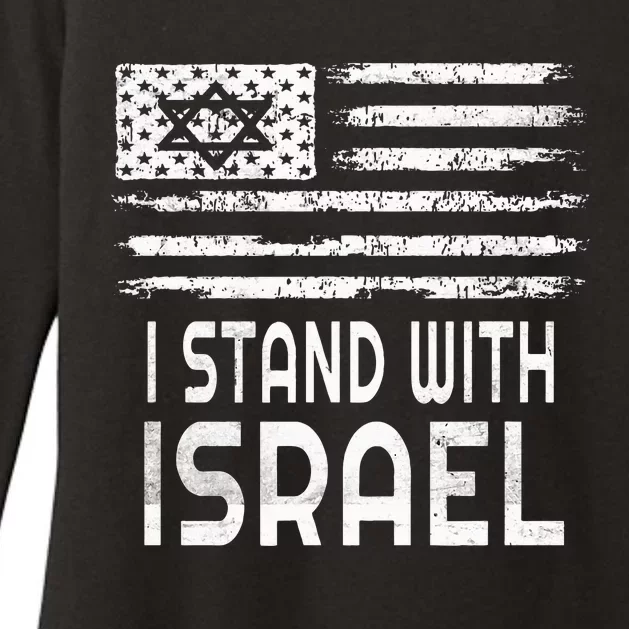 I Stand With Israel Womens CVC Long Sleeve Shirt