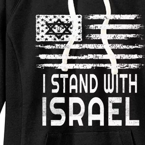 I Stand With Israel Women's Fleece Hoodie