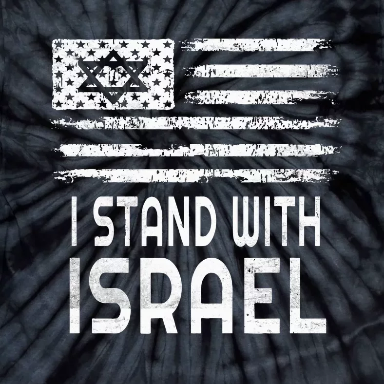 I Stand With Israel Tie-Dye T-Shirt