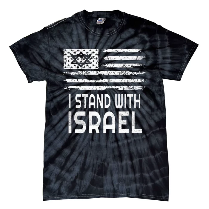 I Stand With Israel Tie-Dye T-Shirt