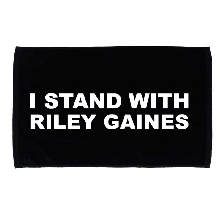 I Stand With Riley Gaines Microfiber Hand Towel