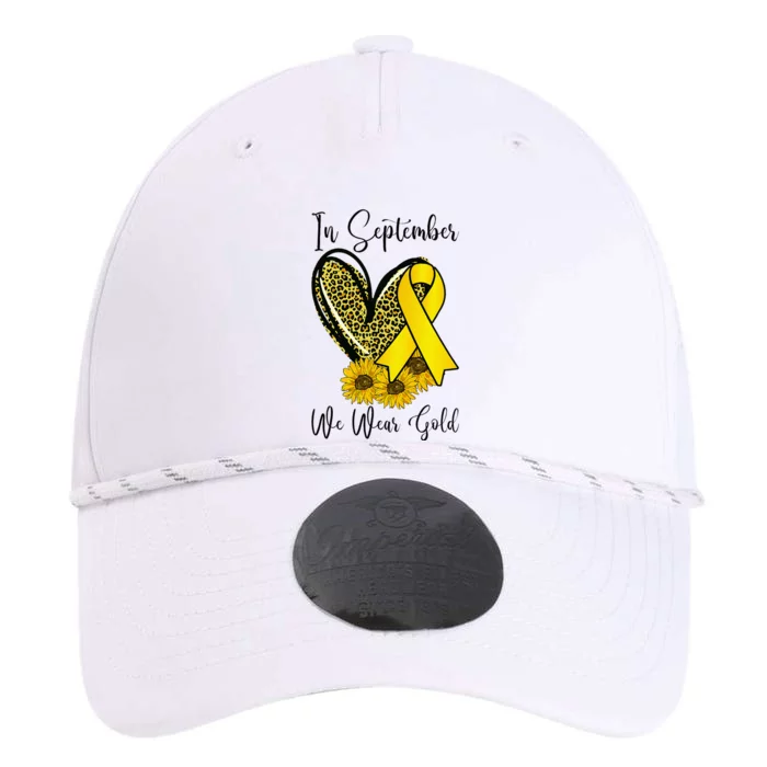 In September We Wear Gold Childhood Cancer Awareness Ribbon Performance The Dyno Cap