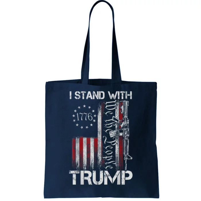 I Stand With Trump Pro Trump Supporter Free Trump Tote Bag