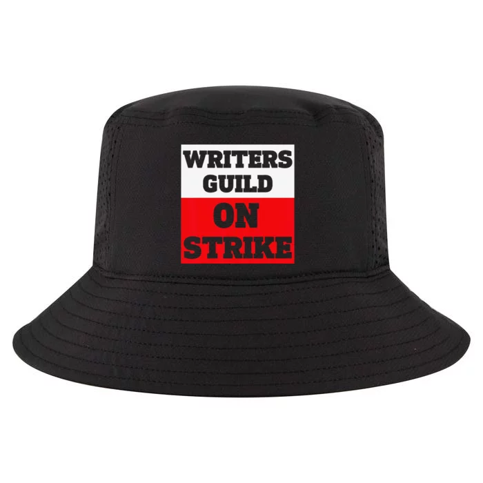 I Stand With Writers Guild Of America Cool Comfort Performance Bucket Hat