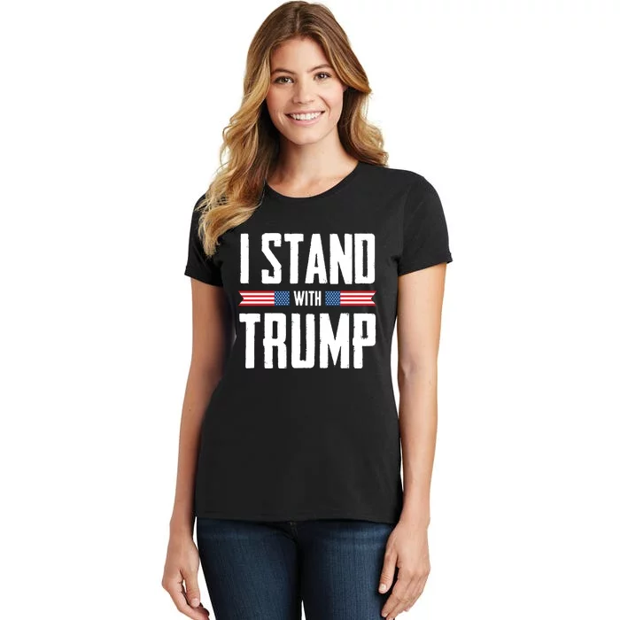 I Stand With Trump 2024 Women's T-Shirt