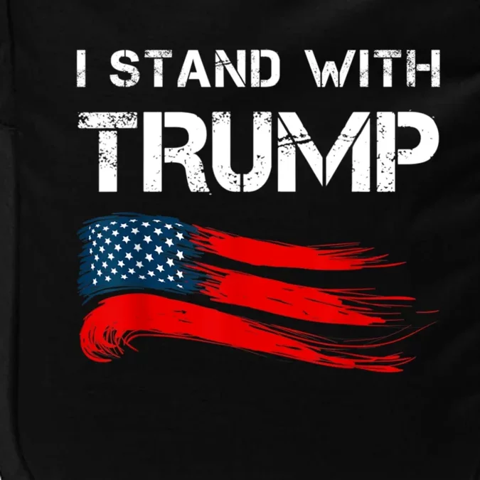 I Stand With Trump Pro Trump Supporter Free Trump Impact Tech Backpack