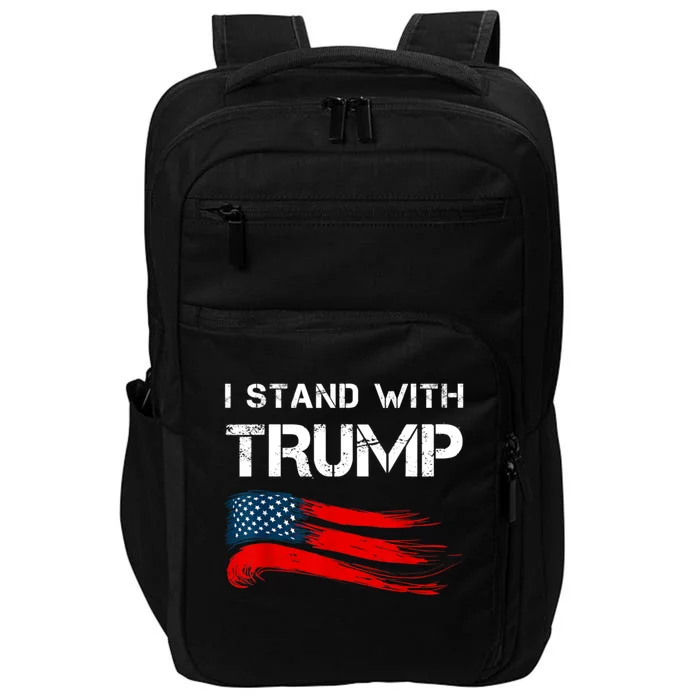 I Stand With Trump Pro Trump Supporter Free Trump Impact Tech Backpack