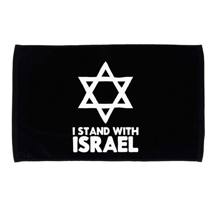 I Stand With Israel Jewish NonDistressed Vintage Microfiber Hand Towel