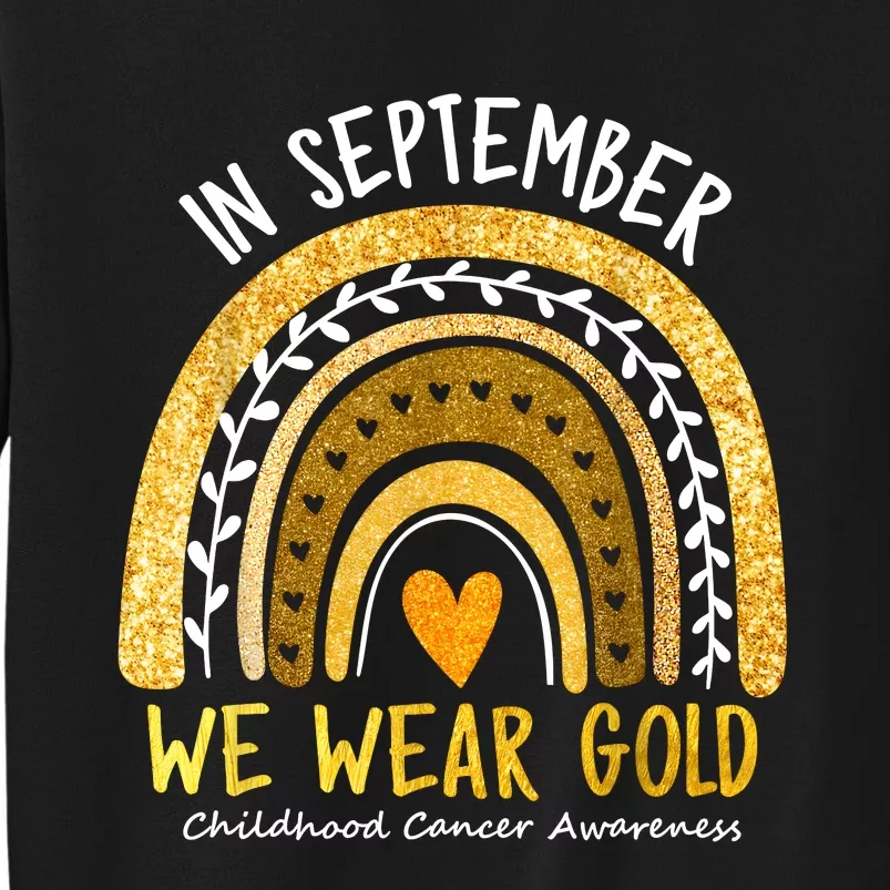 In September We Wear Gold Childhood Cancer Awareness Sweatshirt