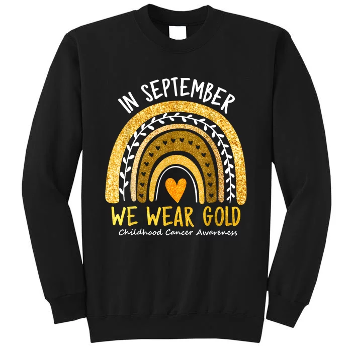 In September We Wear Gold Childhood Cancer Awareness Sweatshirt