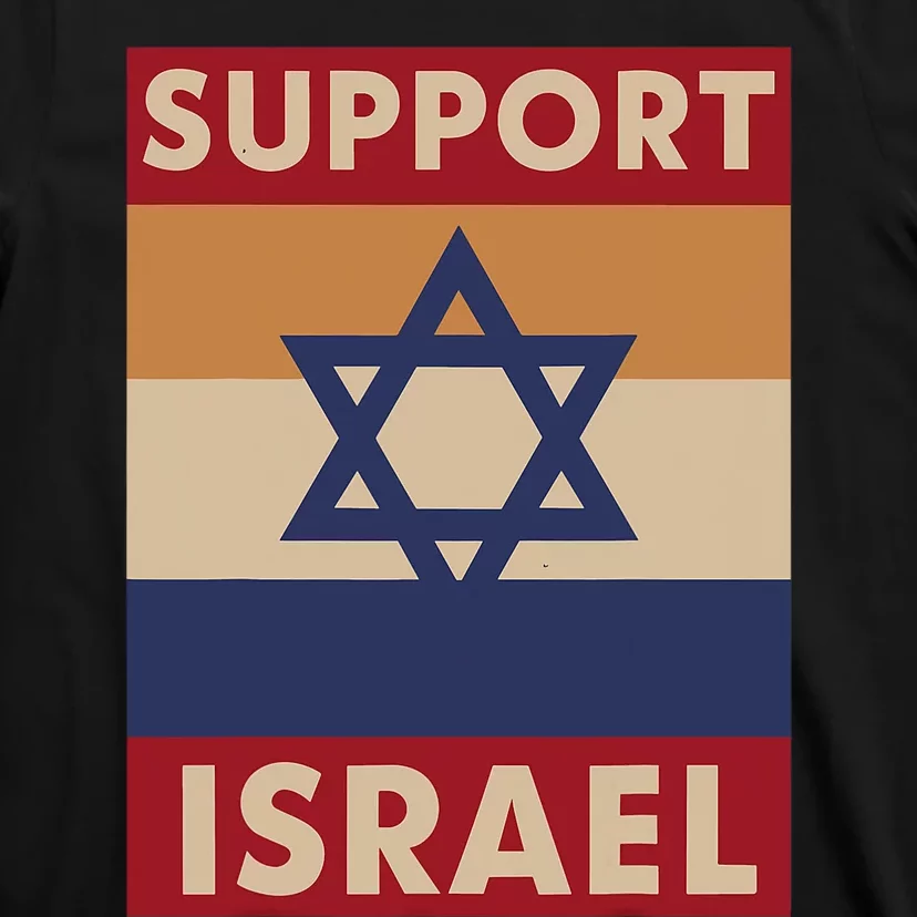 I Stand With Israel Support Israel Strong Israel War T-Shirt