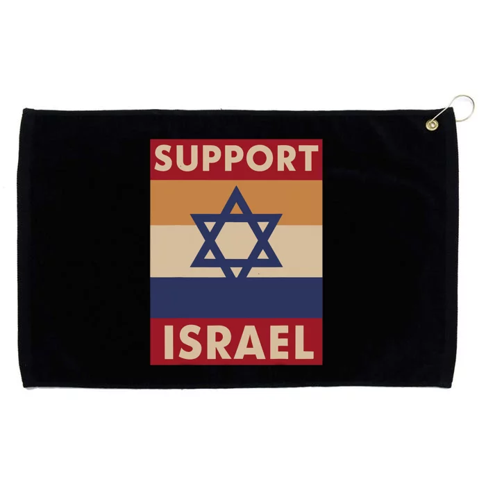 I Stand With Israel Support Israel Strong Israel War Grommeted Golf Towel