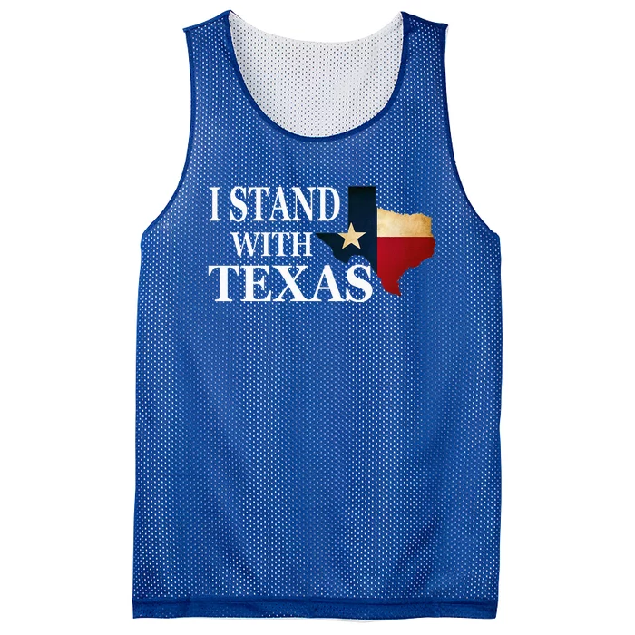 I Stand With Texas Mesh Reversible Basketball Jersey Tank