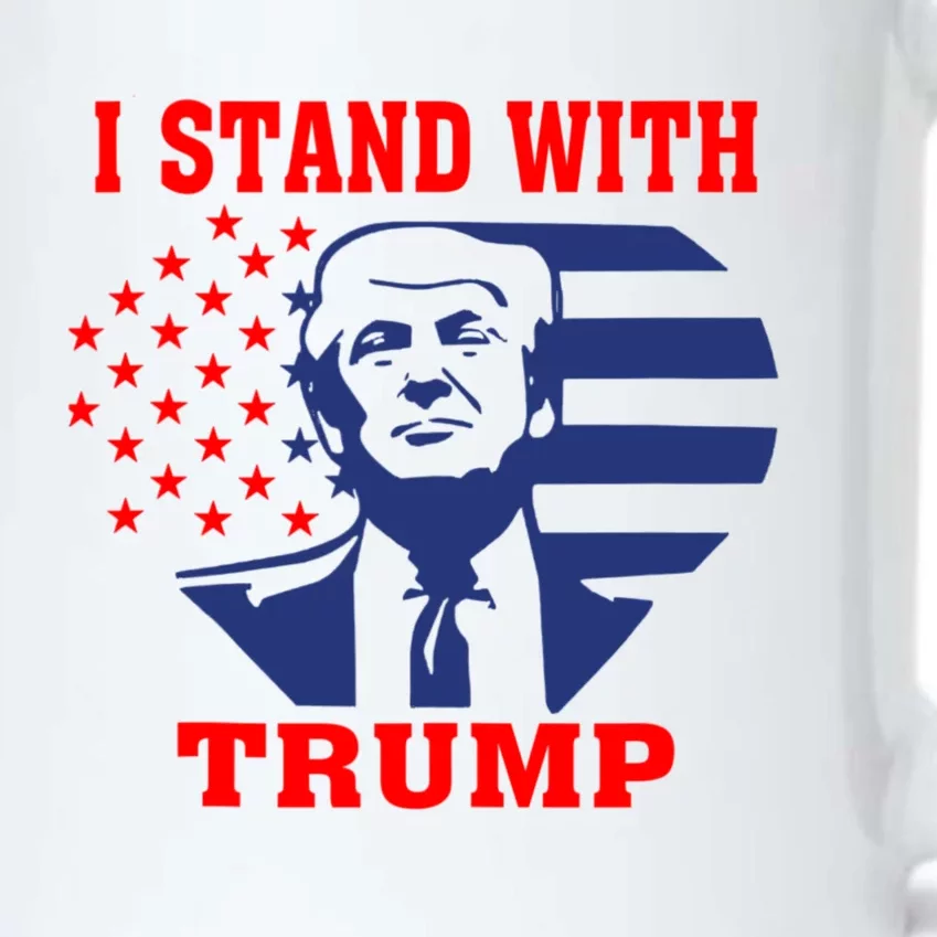 I Stand With Trump Pro Trump Supporter Free Trump Black Color Changing Mug