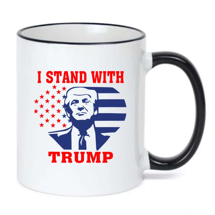 I Stand With Trump Pro Trump Supporter Free Trump Black Color Changing Mug