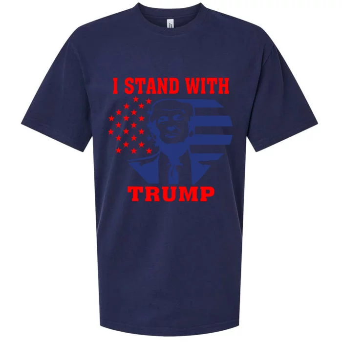 I Stand With Trump Pro Trump Supporter Free Trump Sueded Cloud Jersey T-Shirt