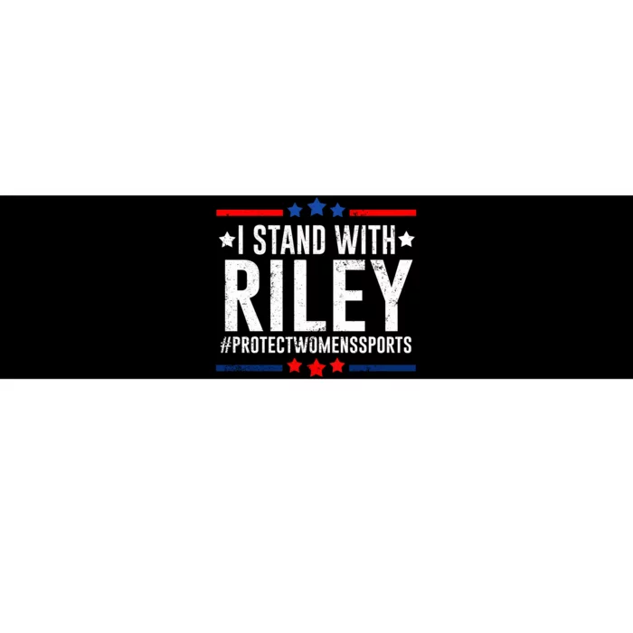 I Stand With Riley Gaines #ProtectWomensSports Bumper Sticker