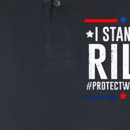 I Stand With Riley Gaines #ProtectWomensSports Softstyle Adult Sport Polo