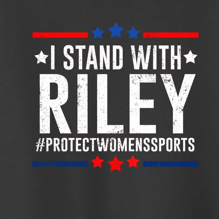 I Stand With Riley Gaines #ProtectWomensSports Toddler T-Shirt