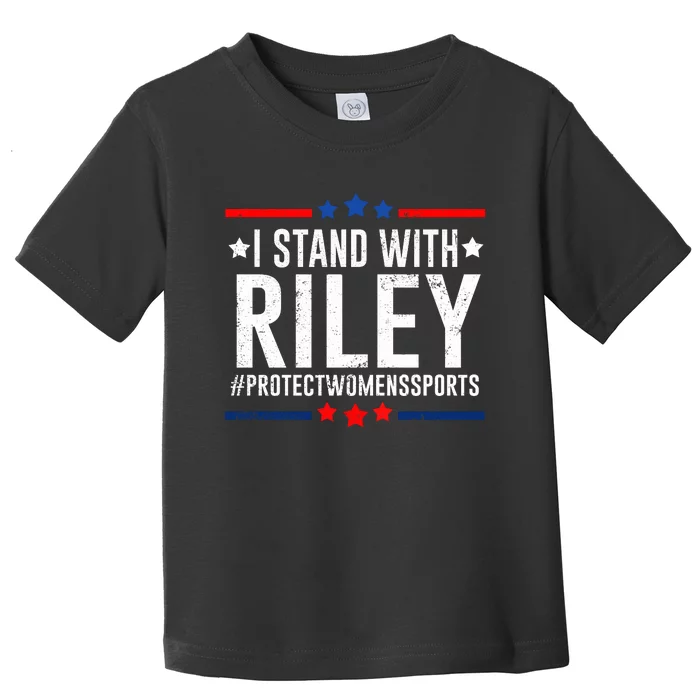 I Stand With Riley Gaines #ProtectWomensSports Toddler T-Shirt