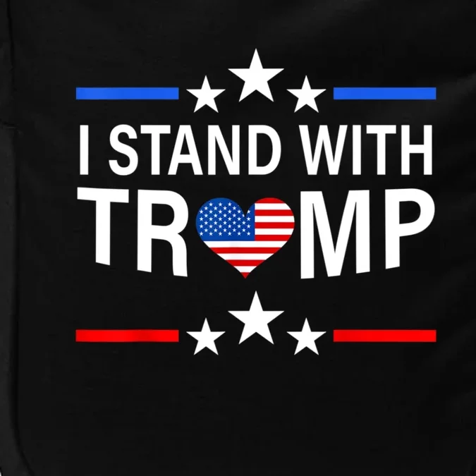 I Stand With Trump Pro Trump Supporter Free Trump Impact Tech Backpack