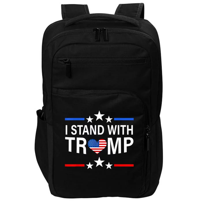 I Stand With Trump Pro Trump Supporter Free Trump Impact Tech Backpack