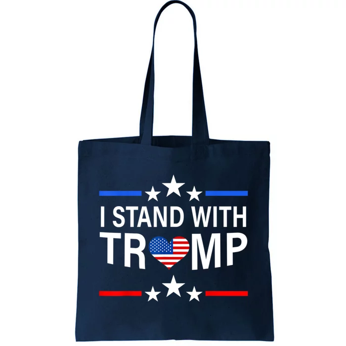 I Stand With Trump Pro Trump Supporter Free Trump Tote Bag