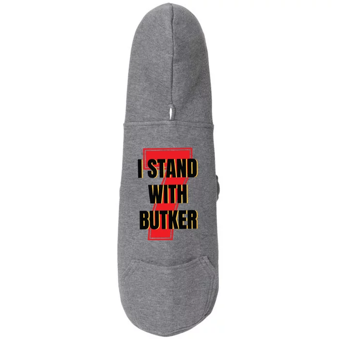 I Stand With Butker Harrison Butker Doggie 3-End Fleece Hoodie