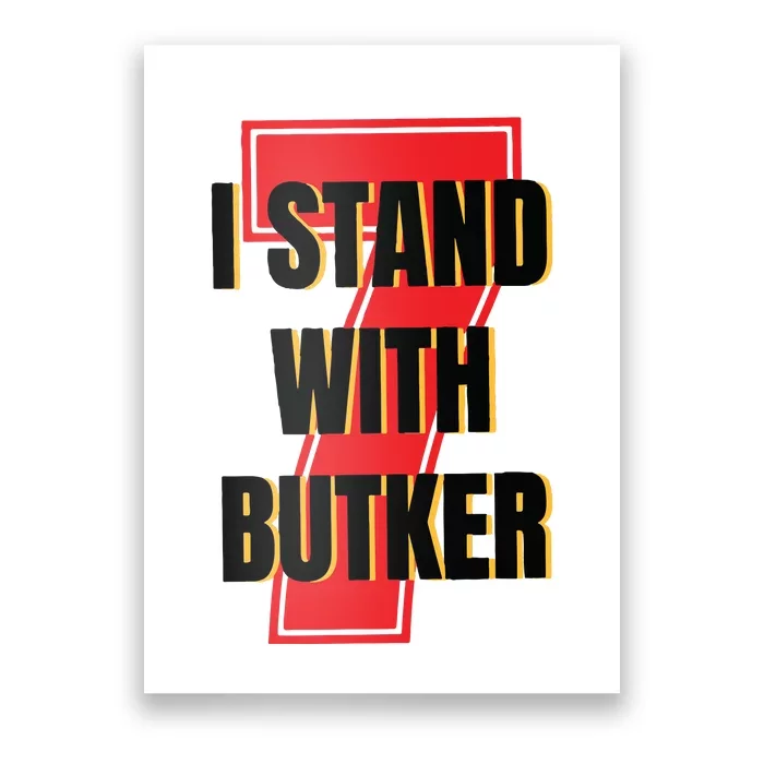 I Stand With Butker Harrison Butker Poster