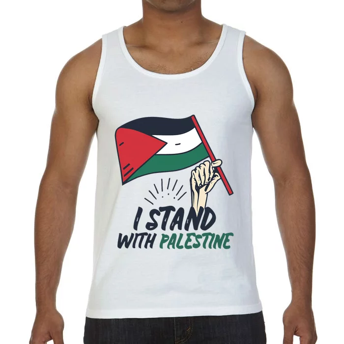 I Stand With Palestine For Their Freedom Free Palestine Comfort Colors® Tank Top