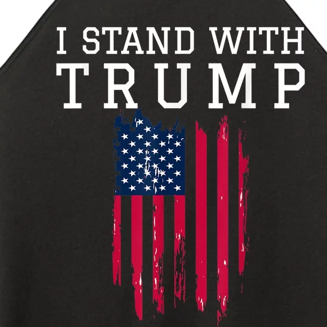 I Stand With Trump Pro Trump Supporter Women’s Perfect Tri Rocker Tank