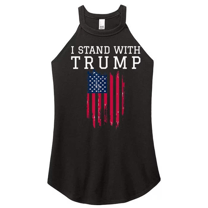 I Stand With Trump Pro Trump Supporter Women’s Perfect Tri Rocker Tank