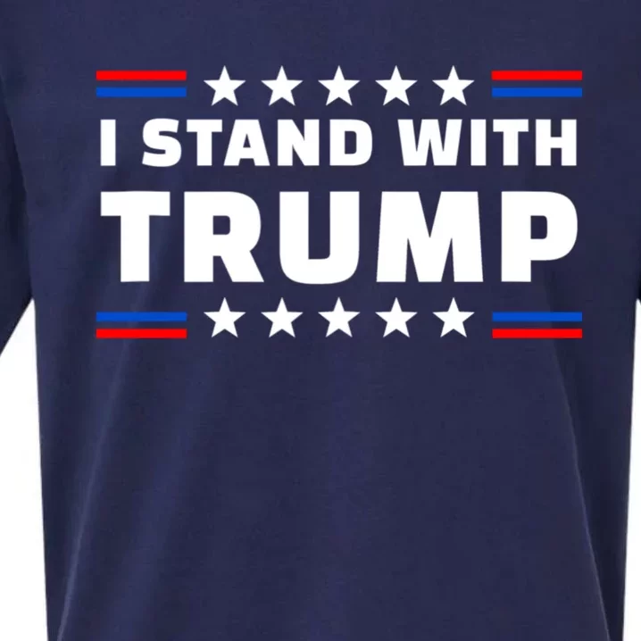 I Stand With Trump Pro Trump Supporter Free Trump Sueded Cloud Jersey T-Shirt