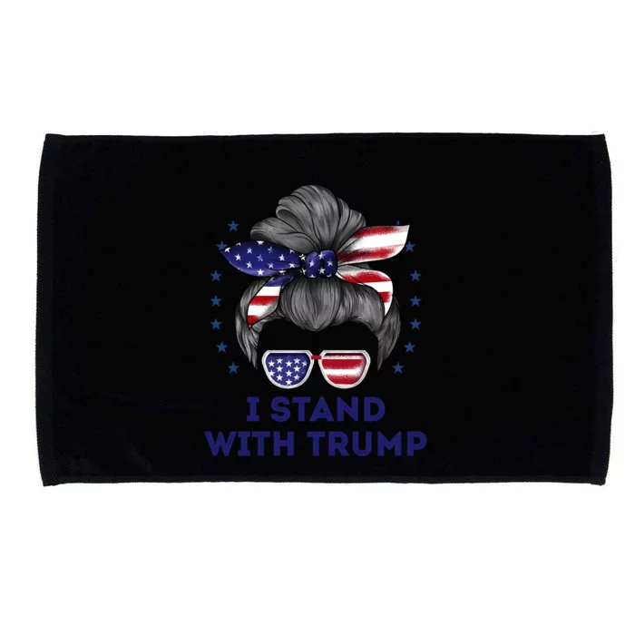 I Stand With Trump Microfiber Hand Towel