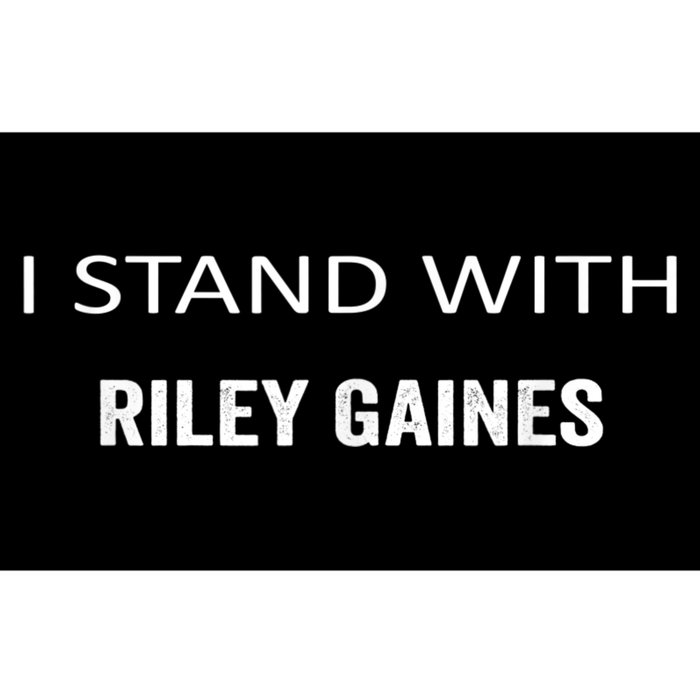 I Stand With Riley Gaines Bumper Sticker