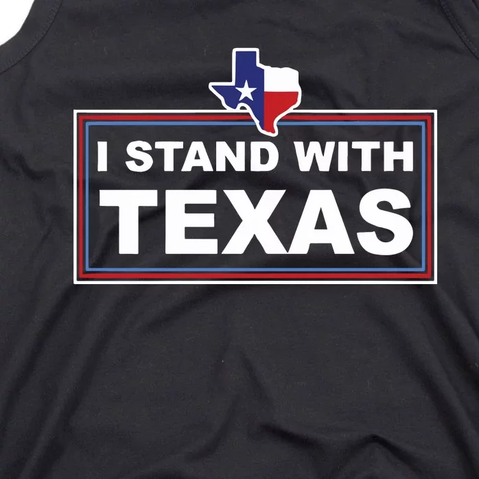 I Stand With Texas Luke Rudkow Tank Top