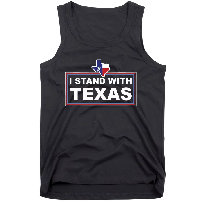 I Stand With Texas Luke Rudkow Tank Top